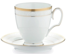 Noritake Hampshire Gold Tea Cup &amp; Saucer Set | Buy online at The Nile